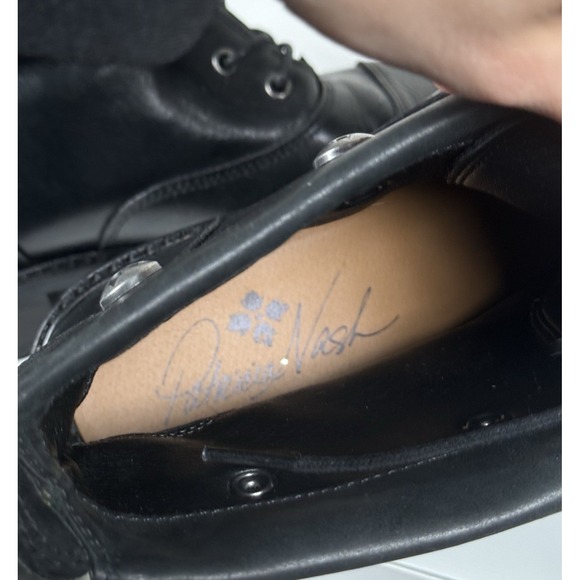 Patricia‎ Nash Women's Sz 10M Lia Black Leather Lace Up Boots - Picture 13 of 13